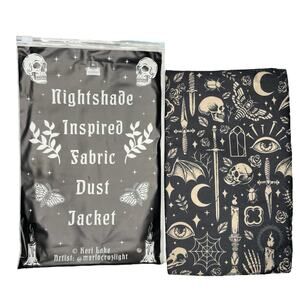 Darkly Bookish Box Nightshade Fabric Dust Jacket - Keri Lake- October 2024